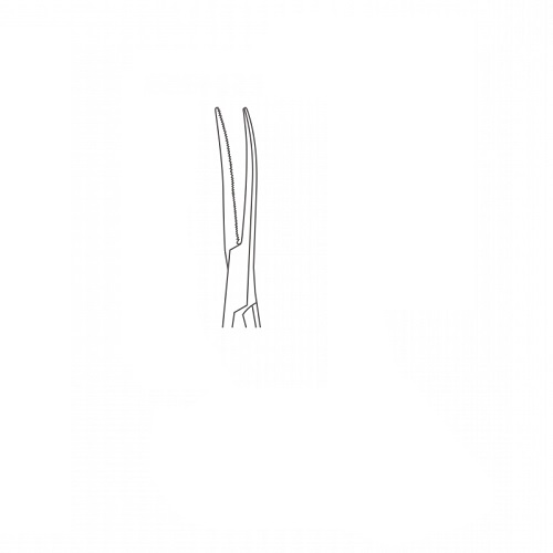 Coller Haemostatic Forcep Curved