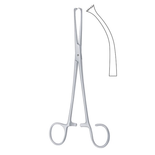 Colver Tonsil Grasping Forcep Curved