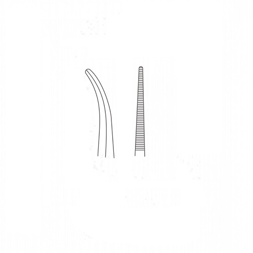 Dandy Haemostatic Forcep Laterally Curved